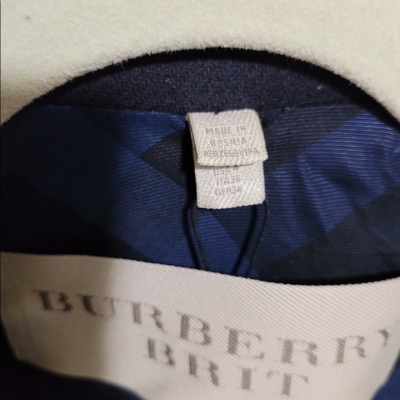 Burberry Brit peacoat in Navy NEW - Picture 10 of 13